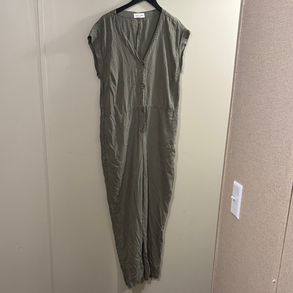 Bella Dahl Olive Green Women's Jumpsuit